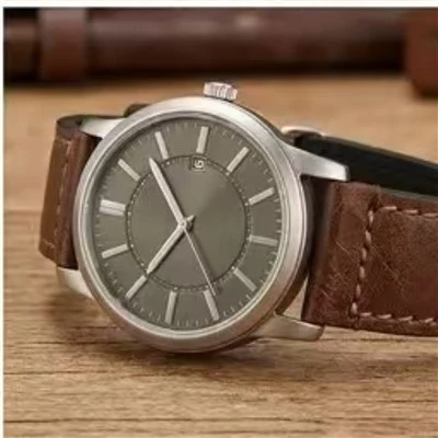 Cinturino per orologio in pelle e gomma